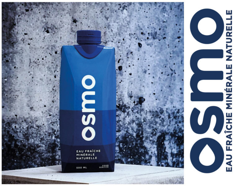 OSMO : nouvelle marque d'eau éco-responsable
